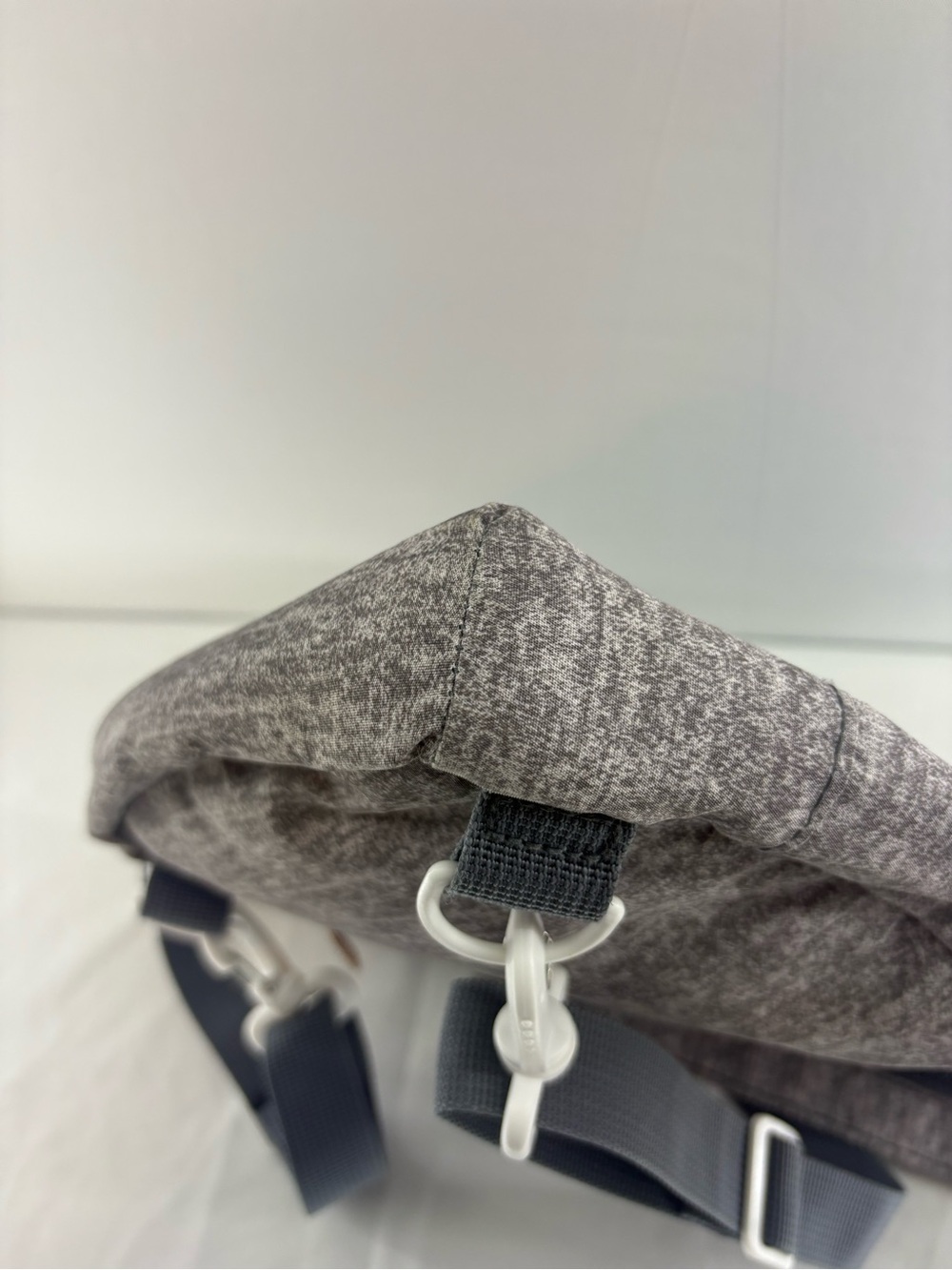 adidas Heather Gray Sling Backpack / sling with Rose Gold Accents - Picture 8 of 9